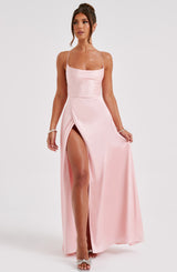 Fioreclo Bethania Maxi Dress in Blush
