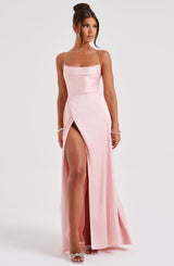Fioreclo Bethania Maxi Dress in Blush