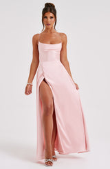 Fioreclo Bethania Maxi Dress in Blush
