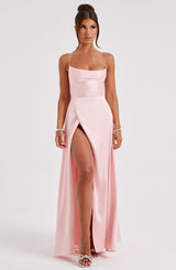 Fioreclo Bethania Maxi Dress in Blush