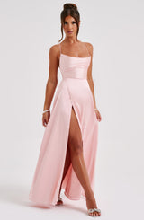 Fioreclo Bethania Maxi Dress in Blush