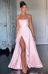 Fioreclo Bethania Maxi Dress in Blush