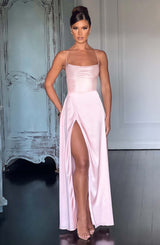 Fioreclo Bethania Maxi Dress in Blush
