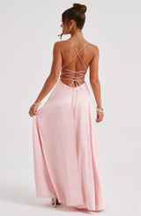 Fioreclo Bethania Maxi Dress in Blush