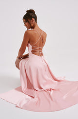 Fioreclo Bethania Maxi Dress in Blush