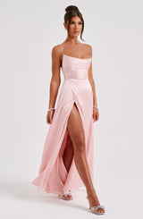 Fioreclo Bethania Maxi Dress in Blush