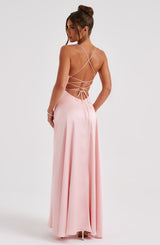 Fioreclo Bethania Maxi Dress in Blush