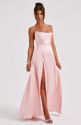 Fioreclo Bethania Maxi Dress in Blush