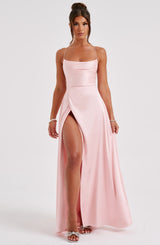 Fioreclo Bethania Maxi Dress in Blush