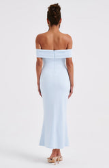 Fioreclo Bexley Midi Dress in Blue