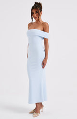 Fioreclo Bexley Midi Dress in Blue