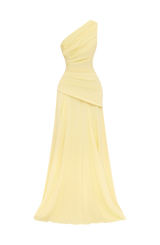 Fioreclo Bianka Maxi Dress in Lemon