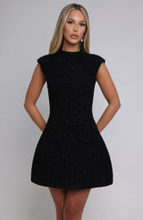 Fioreclo Blakelyn Mini Dress in Black