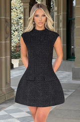 Fioreclo Blakelyn Mini Dress in Black