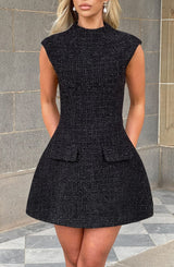Fioreclo Blakelyn Mini Dress in Black