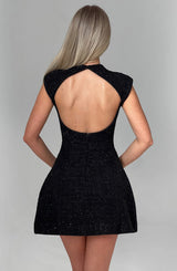 Fioreclo Blakelyn Mini Dress in Black