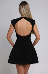 Fioreclo Blakelyn Mini Dress in Black