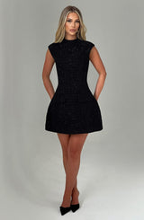 Fioreclo Blakelyn Mini Dress in Black