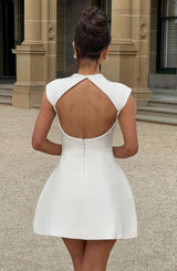 Fioreclo Blakelyn Mini Dress in Ivory