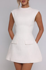 Fioreclo Blakelyn Mini Dress in Ivory
