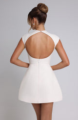 Fioreclo Blakelyn Mini Dress in Ivory