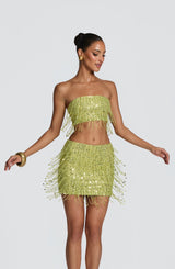 Fioreclo Blayne Top in Olive