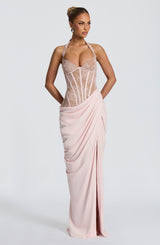 Fioreclo Bonetta Maxi Dress in Blush