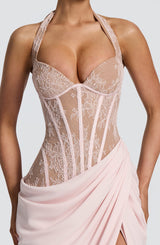 Fioreclo Bonetta Maxi Dress in Blush