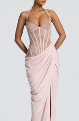 Fioreclo Bonetta Maxi Dress in Blush