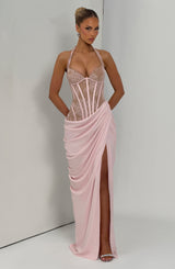 Fioreclo Bonetta Maxi Dress in Blush