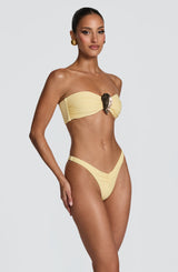 Fioreclo Briella Bikini Bottom in Lemon