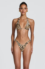 Fioreclo Briella Bikini Bottom in Leopard Print