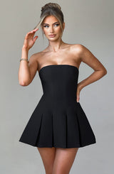Fioreclo Bryony Mini Dress in Black