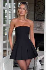 Fioreclo Bryony Mini Dress in Black