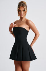Fioreclo Bryony Mini Dress in Black