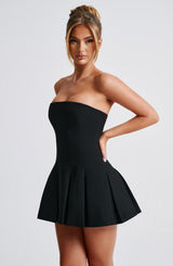 Fioreclo Bryony Mini Dress in Black