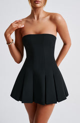 Fioreclo Bryony Mini Dress in Black