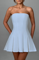 Fioreclo Bryony Mini Dress in Blue