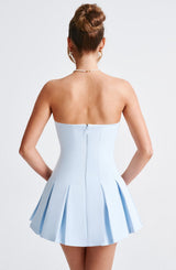 Fioreclo Bryony Mini Dress in Blue