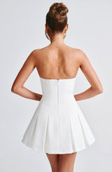 Fioreclo Bryony Mini Dress in Ivory