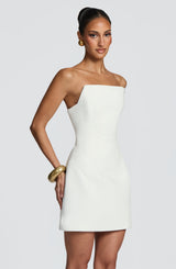Fioreclo Cadenza Mini Dress in Ivory