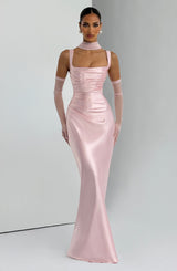 Fioreclo Calandra Maxi Dress in Blush