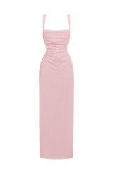 Fioreclo Calandra Maxi Dress in Blush Sparkle