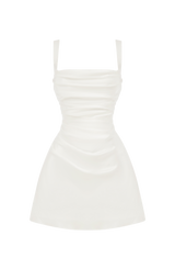 Fioreclo Calandria Mini Dress in Ivory
