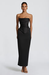 Fioreclo Calliope Midi Skirt in Black