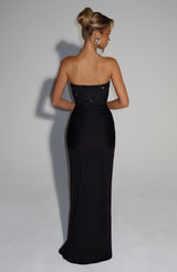 Fioreclo Carina Maxi Dress in Black
