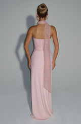 Fioreclo Carina Maxi Dress in Blush