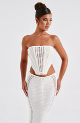 Fioreclo Carly Corset in White