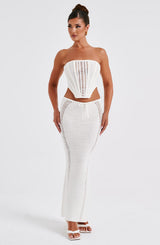 Fioreclo Carly Corset in White