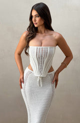 Fioreclo Carly Corset in White